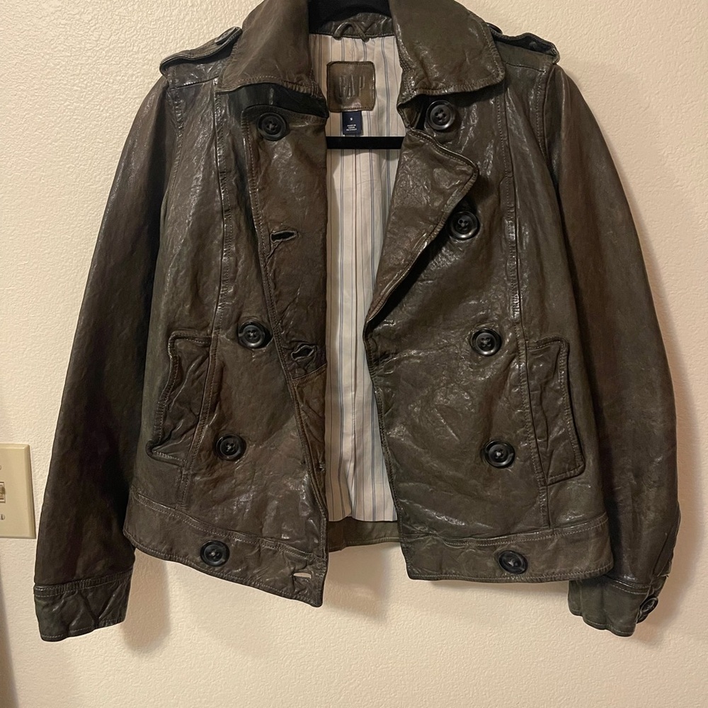 GAP Brown Leather Jacket